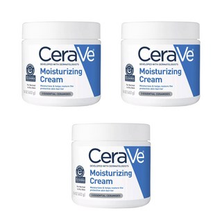 CeraVe 適樂膚 保濕霜, 453g, 3罐