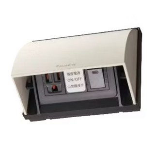 Panasonic國際牌 掀蓋式防雨插座 WKF2105 白銀黑 戶外防水插座 現貨含稅, 1個