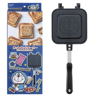 Skater 哆啦A夢造型熱壓吐司烤盤, 1個, 35.7 厘米