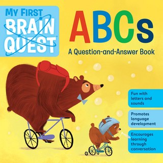 (英文圖書) My First Brain Quest ABCs: A Question-And-Answer Book Board Books, Workman Publishing, 英文, 硬頁書