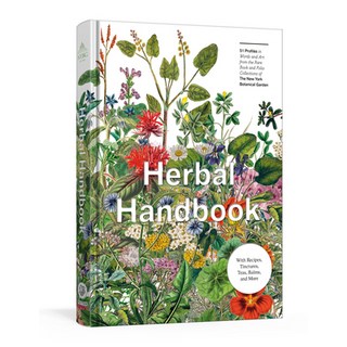 (英文圖書) Herbal Handbook: 50 Profiles in Words and Art from the Rare Book Collections of the New York ... 精裝版, Clarkson Potter Publishers, 英文