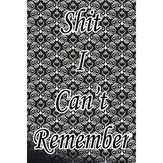 (英文圖書) Shit I Can't Remember: Internet Password Logbook Large Print With Tabs - Black And White Back... 平裝版, Independently Published, 英文