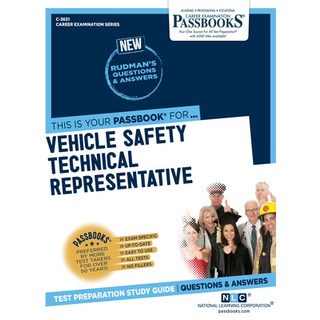 Vehicle Safety Technical Representative 平裝版, National Learning Corp, 英文
