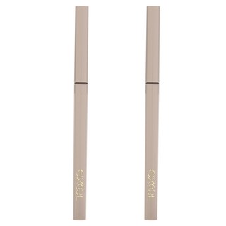 日本 excel 持色絲柔眼線膠筆, 2入, NP02 可可棕
