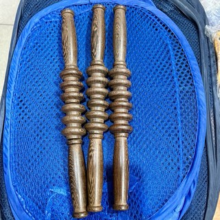 天龍紡 雞翅木瑜珈棒 紫光檀木瑜珈棒 經絡按摩滾輪 瑜珈棒 按摩器