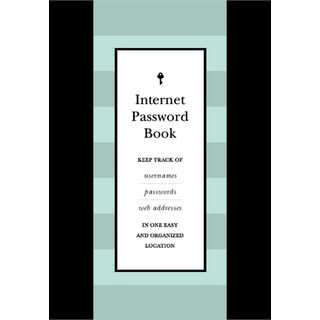 Internet Password Book: Keep Track of Usernames Passwords and Web Addresses in One Easy and Organi... 精裝版, Chartwell Books, 英文