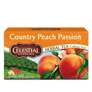 CELESTIAL SEASONINGS 詩尚草本 水蜜桃風味茶包, 41g, 1個