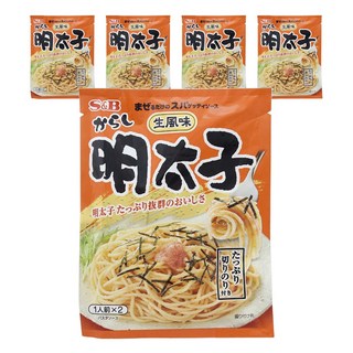 S&B 愛思必 義大利麵醬 芥末明太子口味 2份入, 5袋, 53.4g