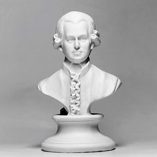 北星文化 迷你石膏像擺飾 素描 桌面裝飾, 莫札特
