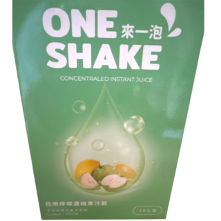 ONE 來一泡濃縮芭樂檸檬果汁飲 10入450ML, 10個, 45ml