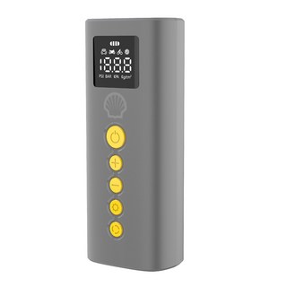 Shell 殼牌 多功能手持無線智能打氣機AC014 官方正品 殼牌保固 出遊必備, 灰, 1個