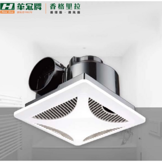 華冠牌 浴室通風扇110V側排抽風機 換氣扇 滾珠軸承 超靜音 香格里拉 排風扇(PB-101), 白