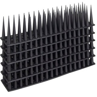 驅鳥加長款防鳥刺 防盜刺 防麻雀 防貓刺 防鴿, 黑色, 15個