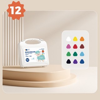 恩米 雙頭丙烯馬克筆 丙烯馬克筆 塗鴉筆 麥克筆 油性馬克筆 彩色筆 畫圖筆 彩色筆 畫筆 繪畫, 1個, 12組