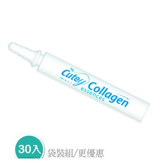 Cutey 活躍膠原蛋白12ml/瓶，含UC2及葡萄糖胺，補充膠原蛋白，維持肌膚彈性，行動自如, 1套裝, 30份