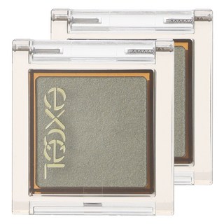 日本 excel 藝采單色眼影, 2盒, R07 Urbanista