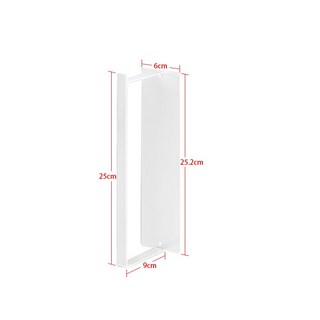 磁吸壁掛式曬衣架收納架：免釘安裝，節省空間，多功能晾曬整理架, 白, 1個