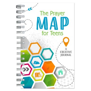 (英文圖書)The Prayer Map for Teens: A Creative Journal Spiral, Barbour Publishing, English