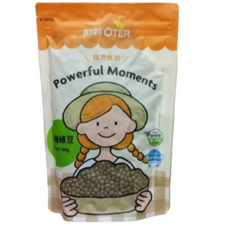 歐特OTER 有機綠豆480公克/包 特惠中, 480g, 1個