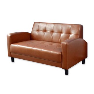 班尼斯 艾斯馬雅雙人皮革沙發(皮革沙發), 駝色
