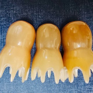 天龍紡 牛角按摩器(台灣現貨)－刮痧板、牛角梳、全身按摩梳、牛角戒指按摩器, 37, 1個
