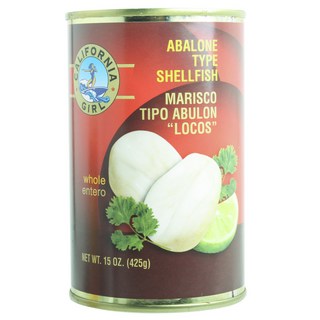 CALIFORNIA GIRL 秘魯鮑魚罐頭, 1罐, 425g