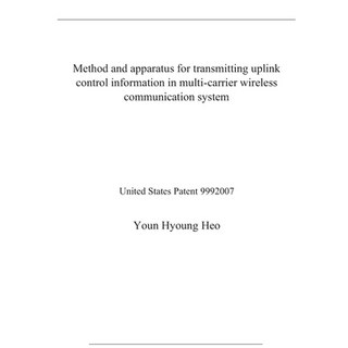 Method and apparatus for transmitting uplink control information in multi-carrier wireless communica... 平裝版, Independently Published, 英文