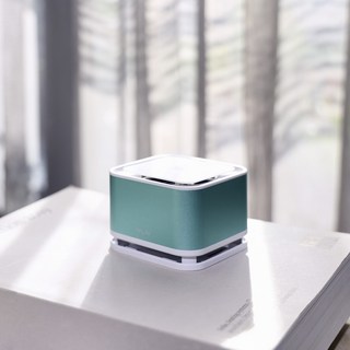 YFLife圓方生活 AIRbox G2 方塊舒2代 車用空氣淨化器 光觸媒負離子雙效空氣清淨機, 湖水藍, YFAB063