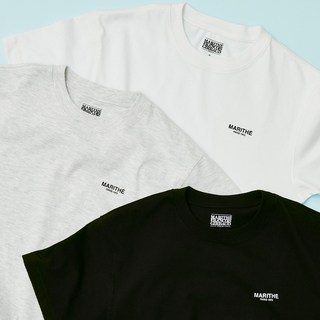 MARITHE 小LOGO素面短袖上衣 (三入組)