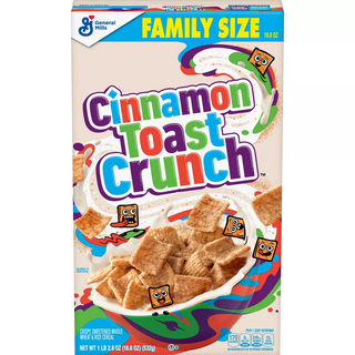 GENERAL MILLS 肉桂吐司造型麥片, 1盒, 532g