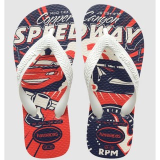 Havaianas哈瓦仕 夾腳拖 童鞋 KIDS CARS 汽車總動員 閃電麥坤 藍白帶