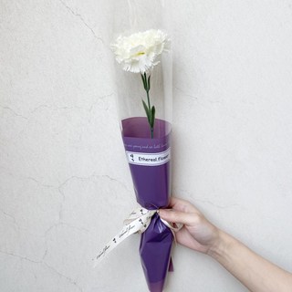 ONEDAY 康乃馨花束 母親節適用, 白色