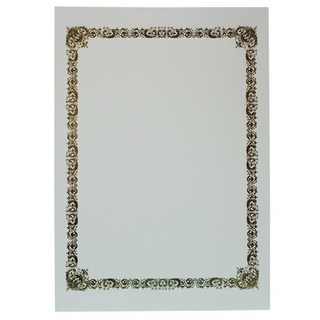 萬 A4 獎狀 空白獎狀紙 (榮譽.無缺口)/一包10張入 空白聘書紙 空白感謝狀紙 空白證書紙, 1個, 白