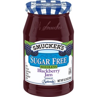 SMUCKER'S 盛美家 無糖無籽黑莓果醬, 1罐, 361g