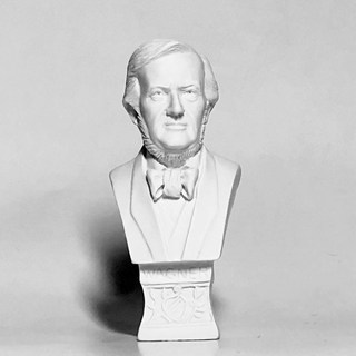 北星文化 迷你石膏像擺飾 素描 桌面裝飾 藝術擺件 居家裝飾品, 華格納