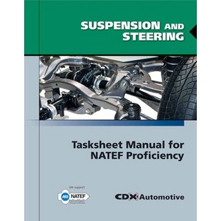 (英文圖書)Suspension and Steering Tasksheet Manual for Natef Proficiency 平裝版, Jones & Bartlett Publishers, 英文