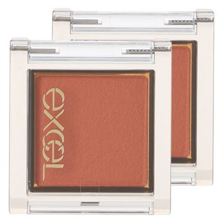 日本 excel 藝采單色眼影, 2盒, F06 Chili Pepper