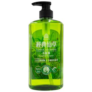 美吾髮 仙草洗髮露，經典草本配方，玻尿酸保濕，溫和潔淨，全家適用, 1個, 700ml