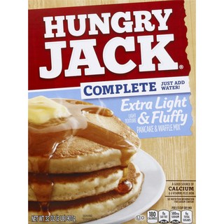 HUNGRY JACK Complete 特級輕盈鬆軟鬆餅&窩夫預拌粉, 1個, 907g