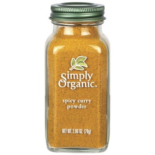 Simply Organic 辣咖哩粉, 1個, 79g