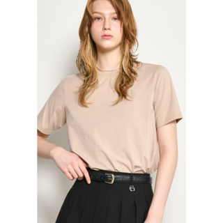 韓國 GENERAL IDEA 絲光紗彈性短袖上衣 女款時尚舒適短袖T恤