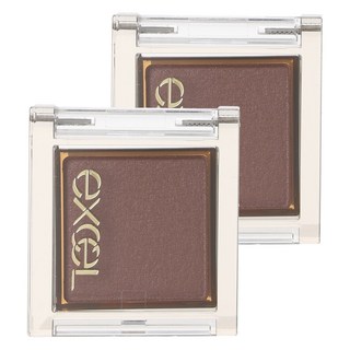 日本 excel 藝采單色眼影, 2盒, F08 Couverture