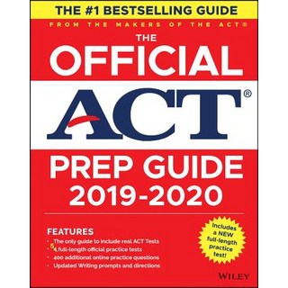 The Official ACT Prep Guide 2019-2020 (Book + 5 Practice Tests + Bonus Online Content) 平裝版, Wiley, 英文