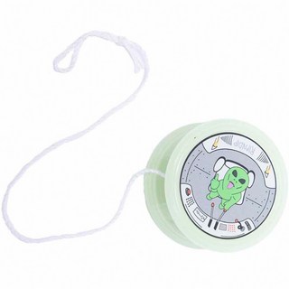 RIPNDIP 飛碟造型夜光溜溜球 (綠色) 玩具，趣味飛碟外型，夜光效果，輕巧易攜帶, 詳見包裝, 1個