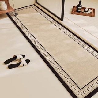 【Mii厝邊】長型硅藻吸水軟地墊 浴室吸水地墊 防滑吸水地墊 柔軟舒適, 羅馬莊園｜40x120