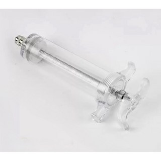 【臥水族】爬蟲灌藥器 圓頭餵食器 烏龜陸龜蜥蜴蛇守宮鳥類鸚鵡餵藥器 缺鈣粉灌食器餵飼料 水草打肥器 灌藥針 餵食針, 20ml塑鋼針筒