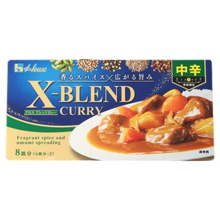 XBlendCurry X-Blend中辣咖喱塊, 1個, 140g