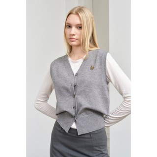 韓國 GENERAL IDEA 女基本款開襠馬甲背心 WBE1L06510，簡約時尚，舒適百搭