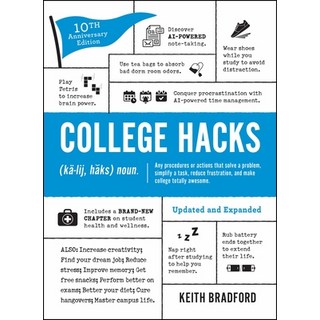(英文圖書) College Hacks: Updated and Expanded: 10th Anniversary Edition 平裝版, Adams Media Corporation, 英文