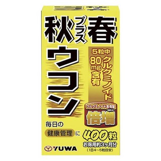 YUWA 春秋薑黃萃取錠, 1個, 400片
